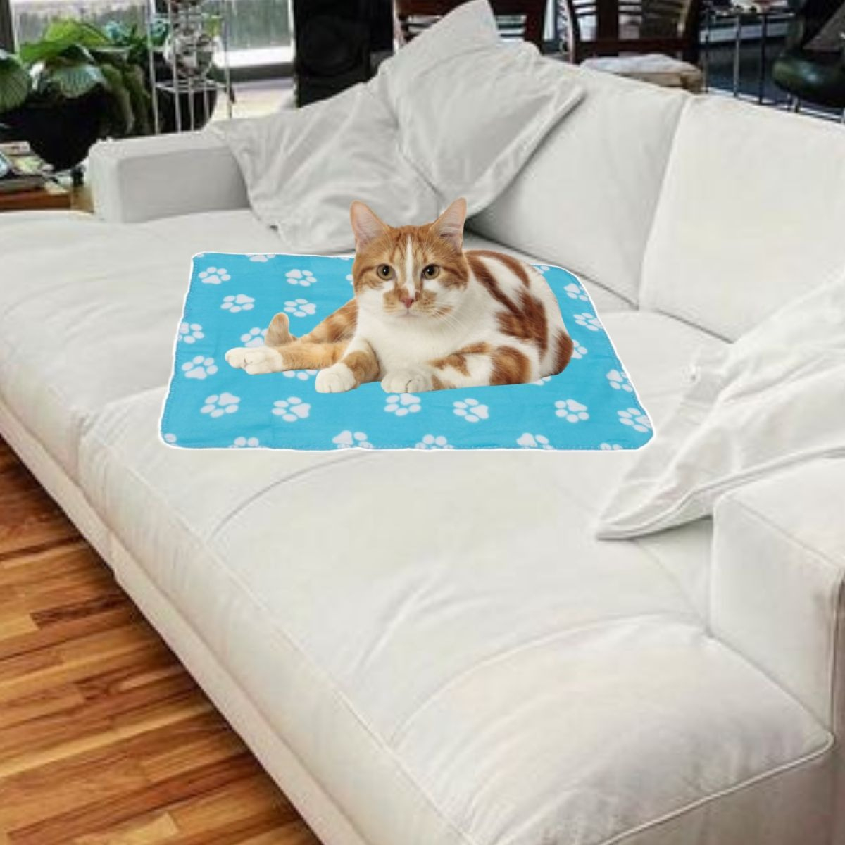 SET 5 MANTAS MASCOTAS PERROS GATOS 70X50CM LAU - 5