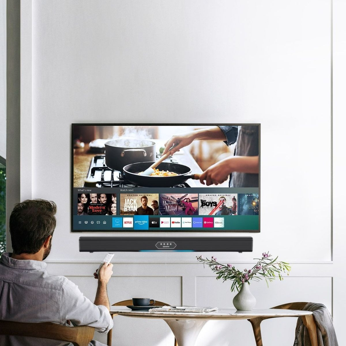 BARRA DE SONIDO ENVOLVENTE BLUETOOTH COMPACTO LAU - 7