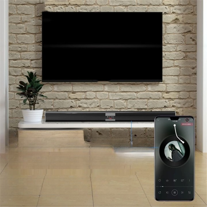 BARRA DE SONIDO 20W SUBWOOFER BLUETOOTH CASA TV LAPTO LAU - 4