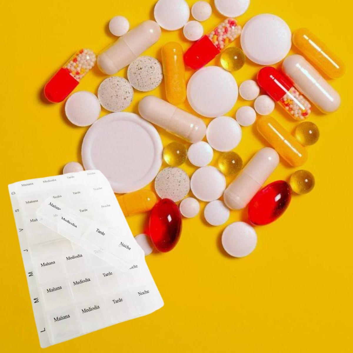 SET 3 PASTILLEROS SEMANAL ORGANIZA CONTROL MEDICAMENTO LAU - 2