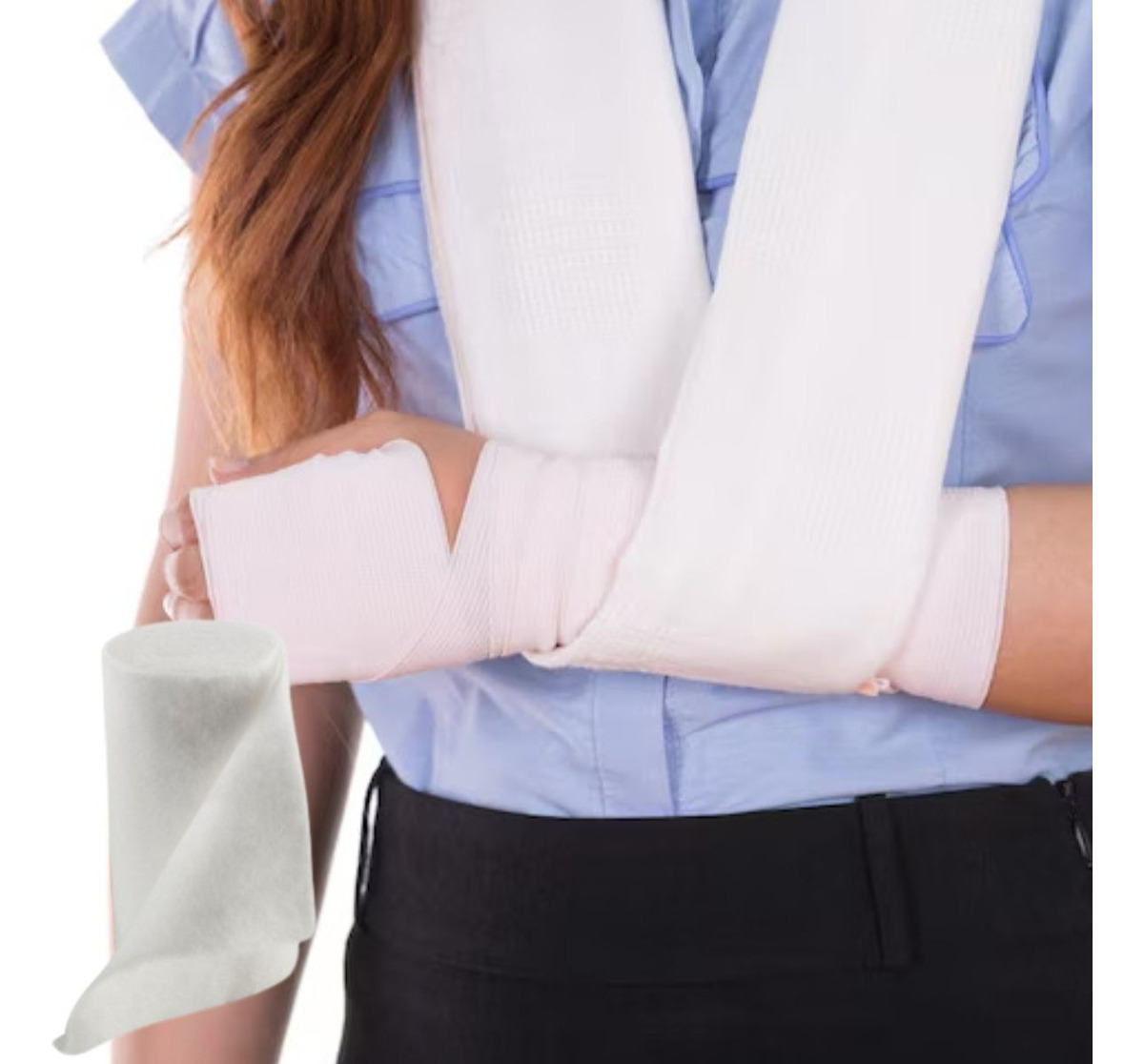 VENDA YESO MEDICA NO ADHESIVA HIPOALARGENICA RESISTENTE LAU - 7