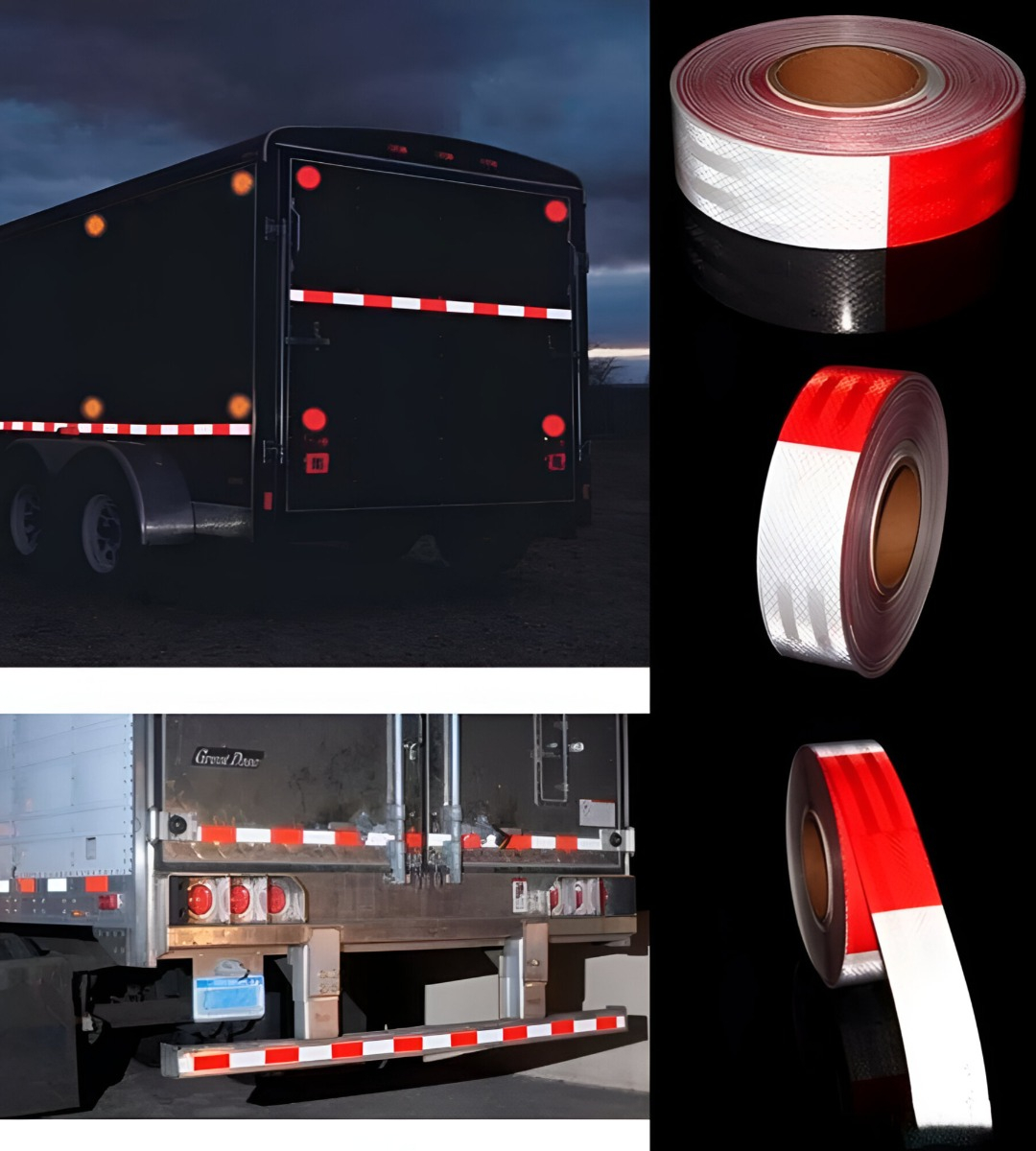 CINTA REFLECTANTE IMPERMEABLE FUERTE ADHESIVA SEGURIDAD JHN - 10