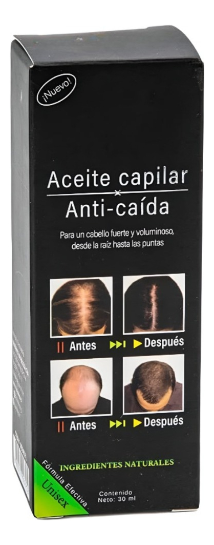 SET 3 SERUM ACEITE CAPILAR ANTICAIDA ESTIMULANTE CABELLO JHN - 1