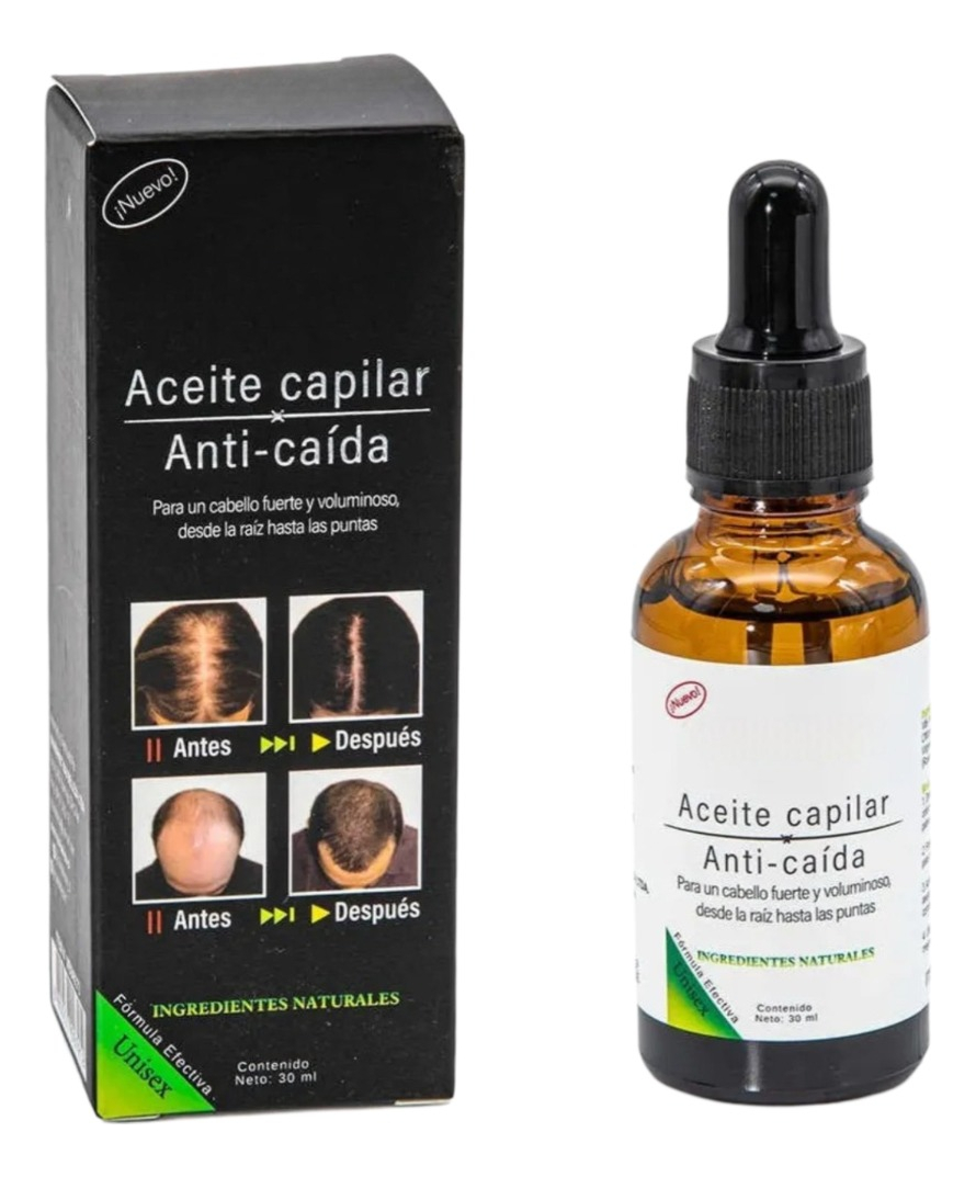 SET 3 SERUM ACEITE CAPILAR ANTICAIDA ESTIMULANTE CABELLO JHN - 3