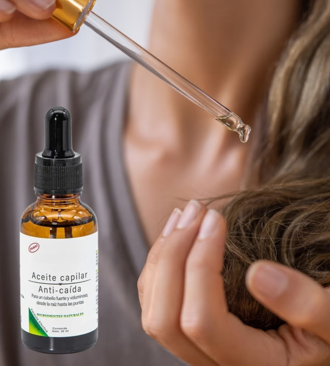 SET 3 SERUM ACEITE CAPILAR ANTICAIDA ESTIMULANTE CABELLO JHN - 7