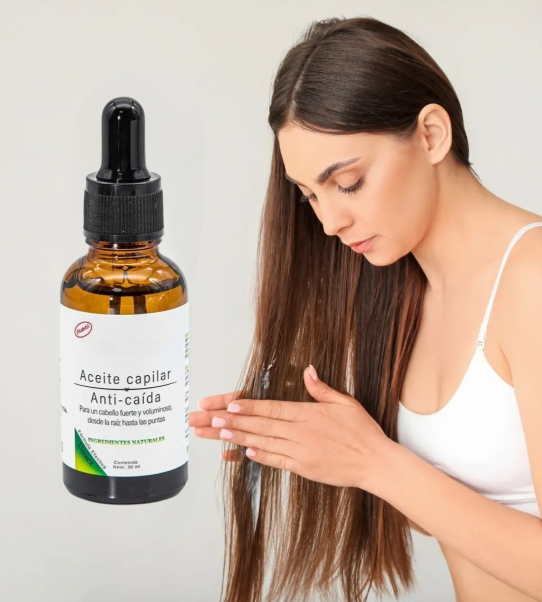 SET 3 SERUM ACEITE CAPILAR ANTICAIDA ESTIMULANTE CABELLO JHN - 8