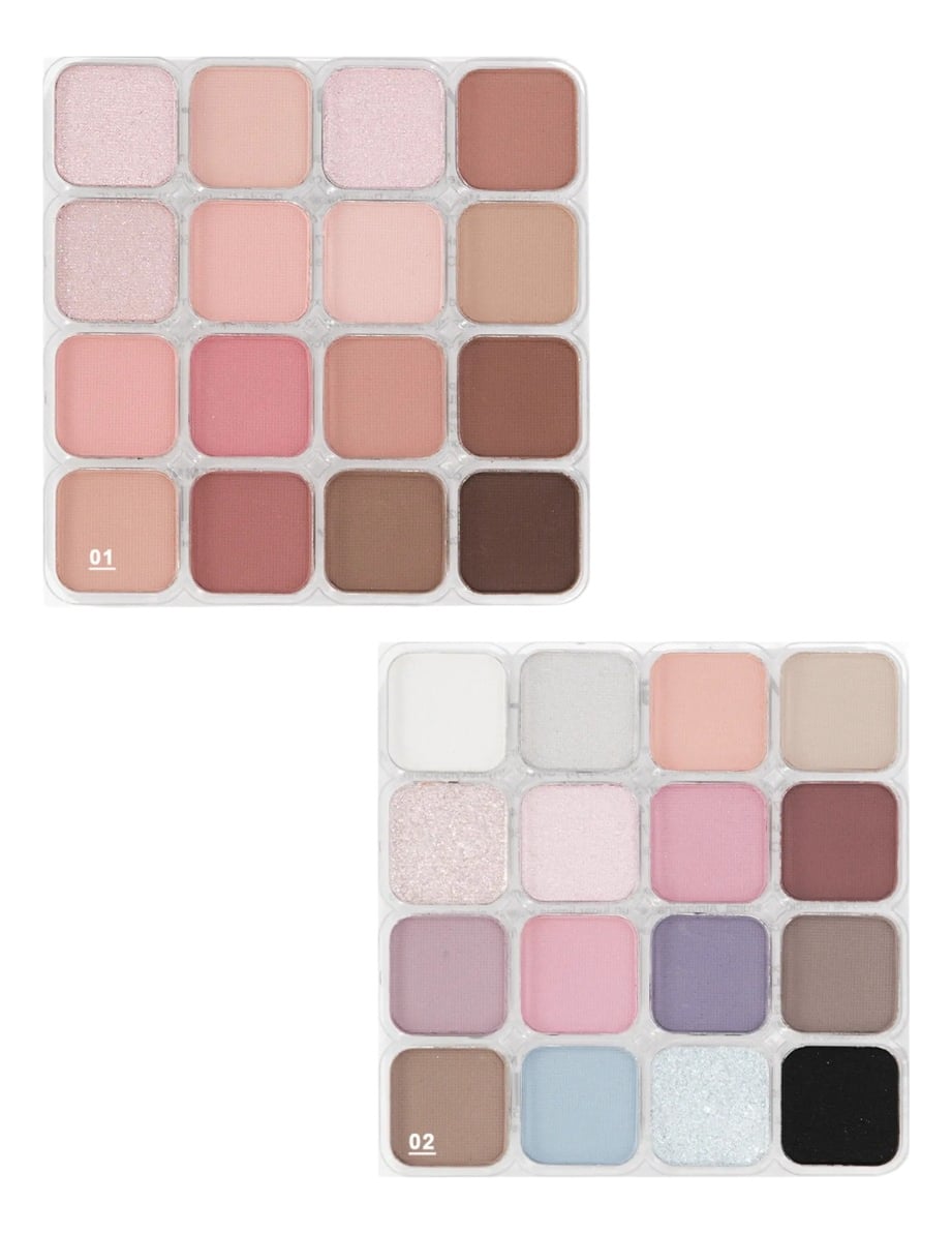 SOMBRA DE OJOS PALETA MULTIFUNCIONAL POLVO JHN - 3
