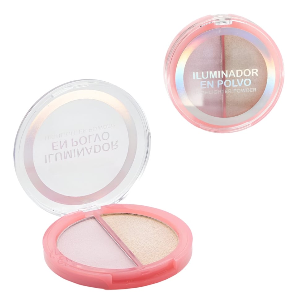 SET 3 ILUMINADOR FACIAL ROSTRO POLVO 2 TONOS JHN - 1