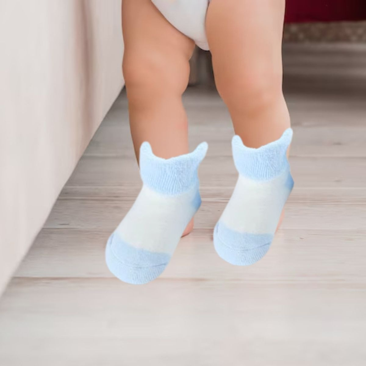 SET 10 CALCETINES TRANSPIRABLE PARA RECIEN NACIDO BEBE LAU - 6