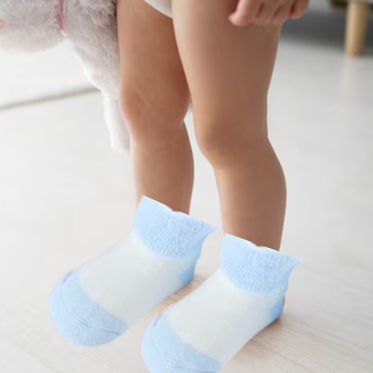 SET 10 CALCETINES TRANSPIRABLE PARA RECIEN NACIDO BEBE LAU - 7
