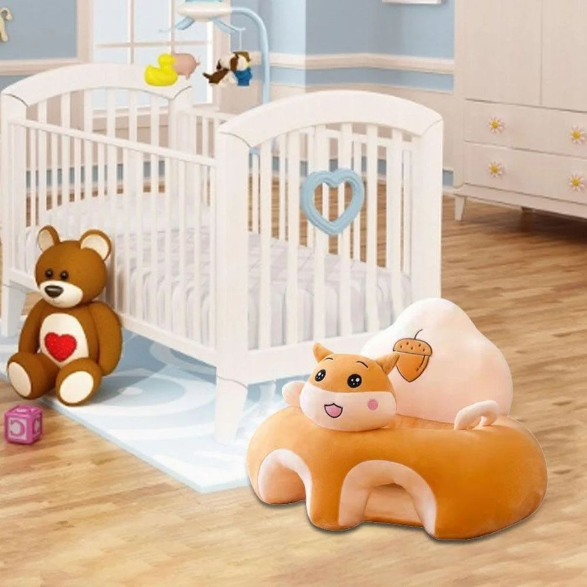 SILLA DE APOYO APRENDIZAJE ERGONOMICO FELPA SUAVE BEBE LAU - 8