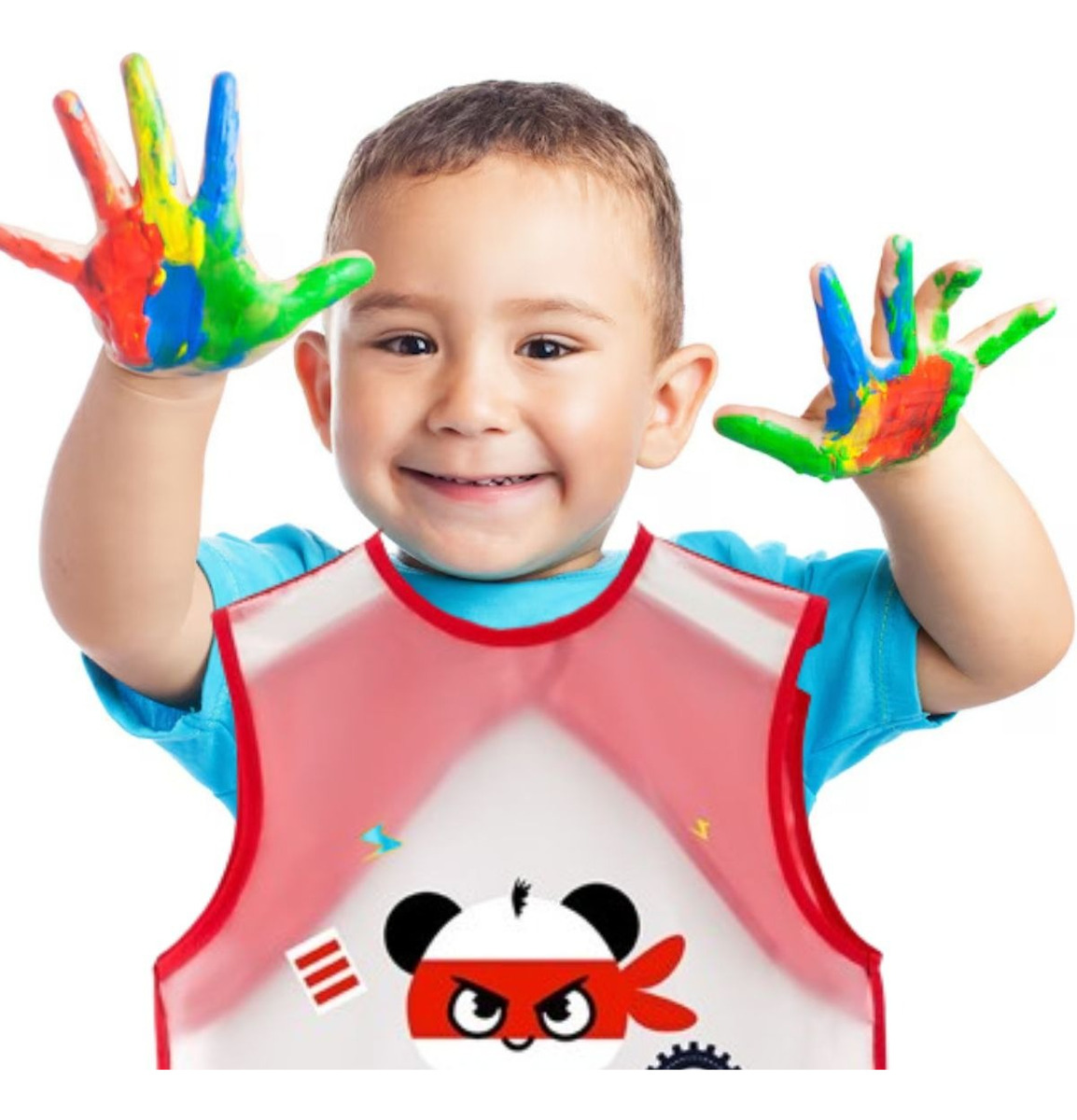 SET 4 BABEROS REUTILIZABLE RESISTENTE AL AGUA BEBES LAU - 6