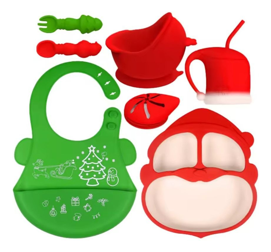 SET DE ALIMENTACION COMPLETO PLASTICO EDICION NAVIDAD LAU - 3