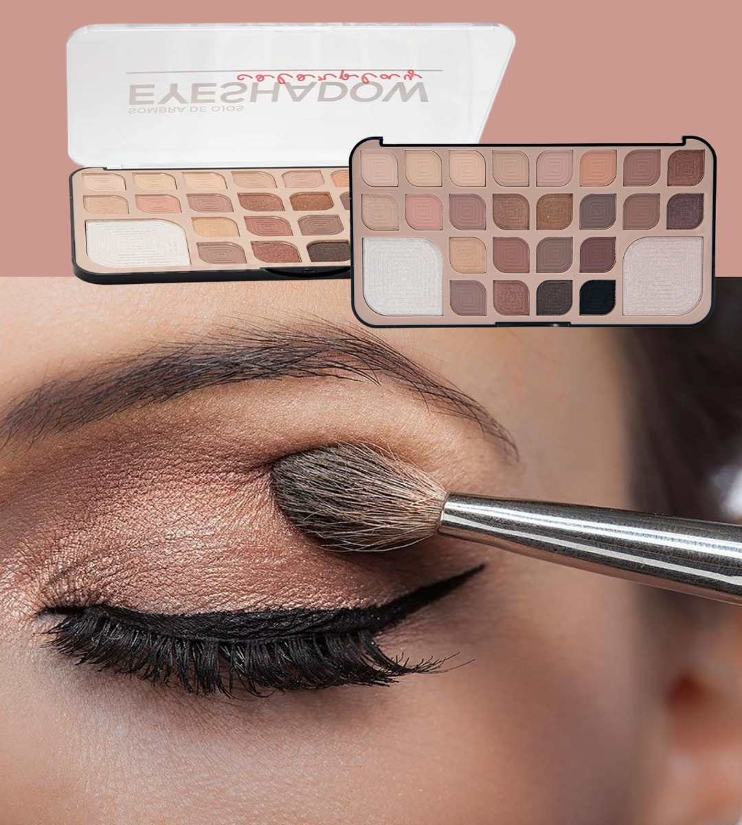 SOMBRA OJOS PALETA COBERTURA VIBRANTE SUAVE DURADERA JHN - 8