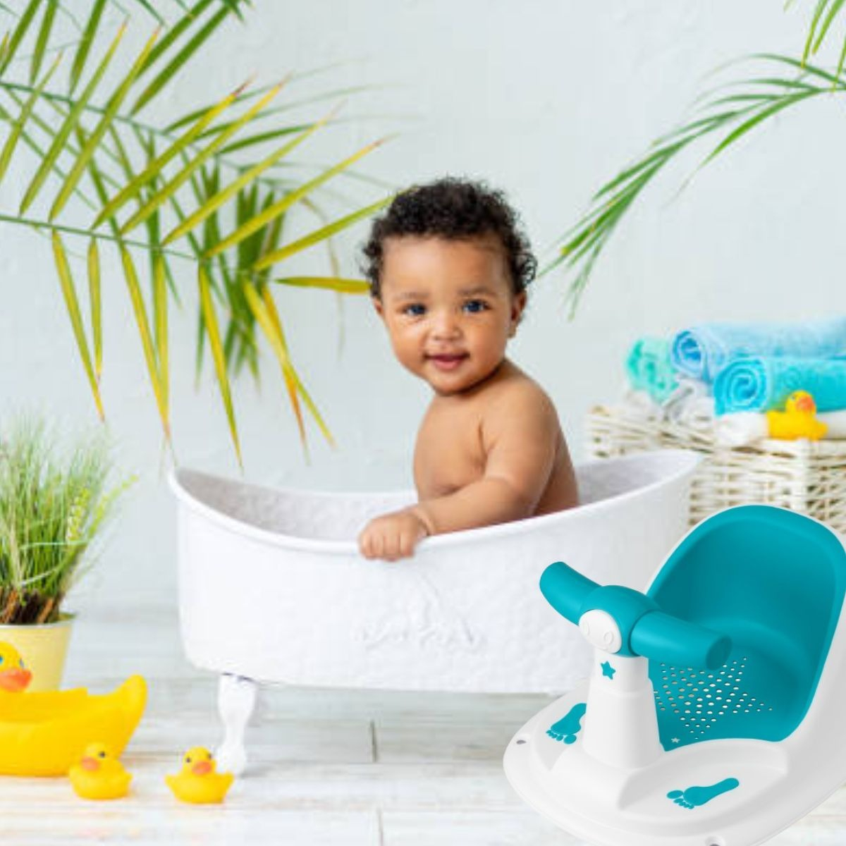 SILLA DE TINA BAÑERA ASIENTO RESPALDO ERGONOMICO BEBES LAU - 9