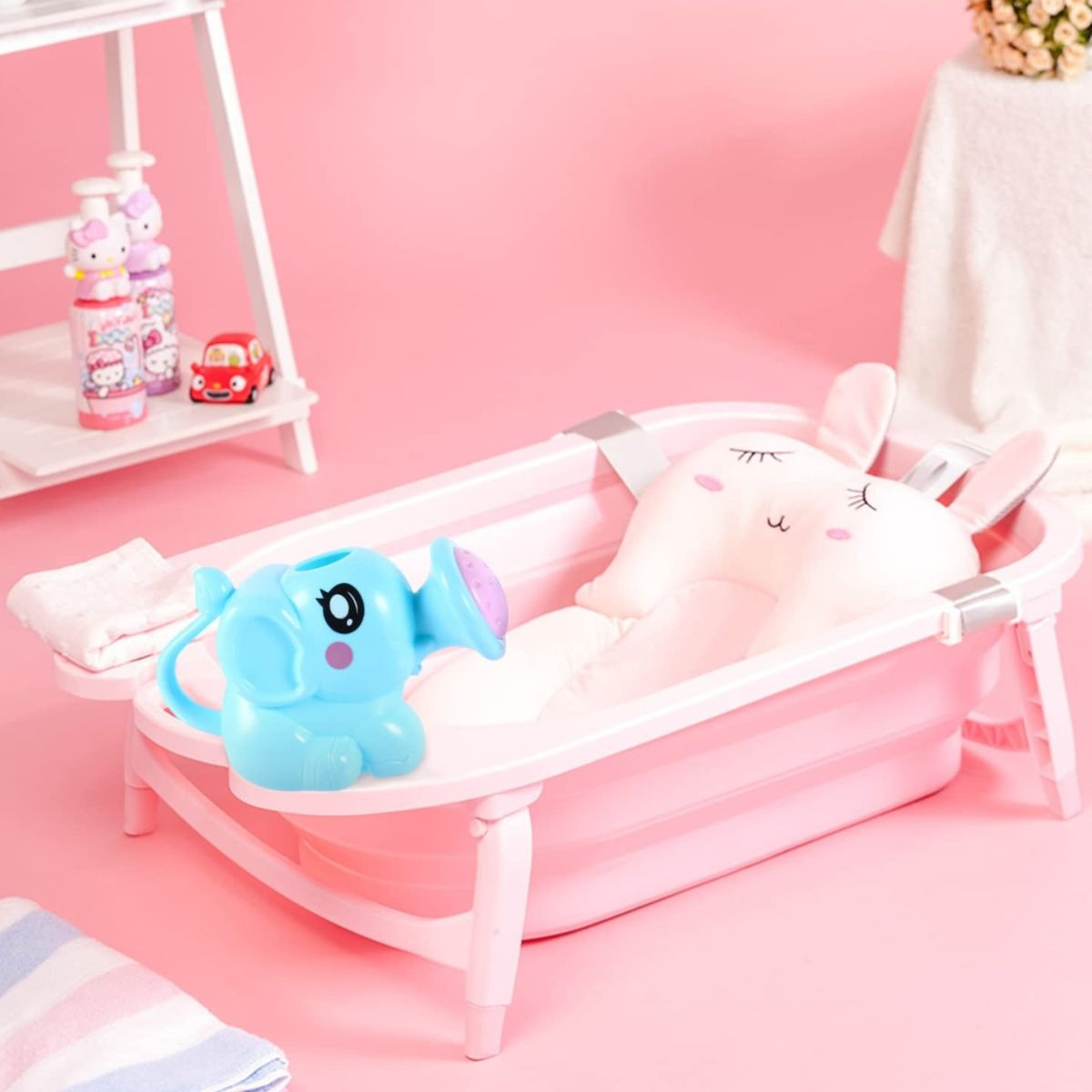 SET 7 JUGUETE PARA EL BAÑO REGADERA FORMA ELEFANTE LAU - 10