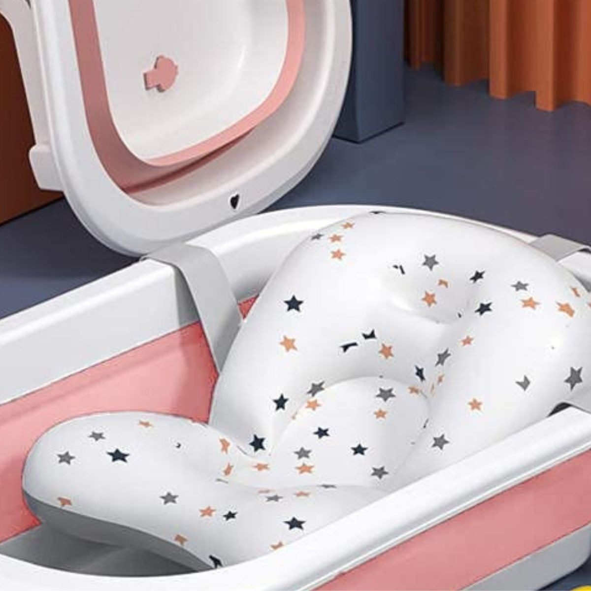 ALMOHADILLA FLOTANTE SOPORTE BAÑERA SEGURO BEBE LAU - 9