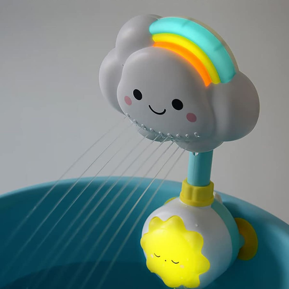 CABEZAL DE DUCHA FORMA DE NUBE BAÑO DIVERTIDO BEBE LAU - 8