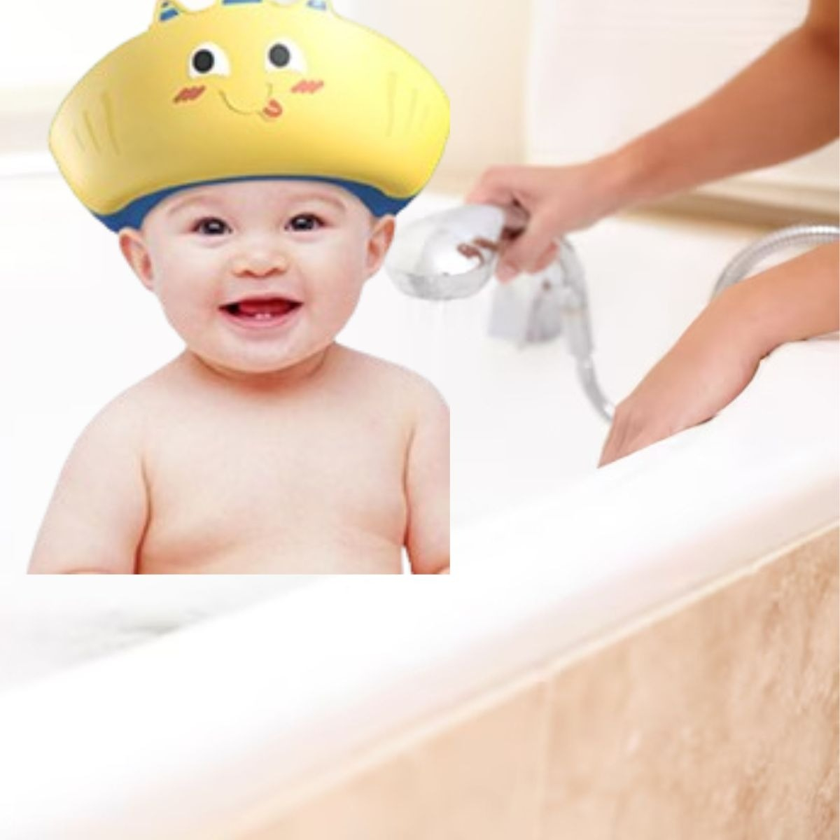SET 3 VISERA BAÑO INFANTIL DISEÑO MONSTRUITO DUCHA BEBE LAU - 3