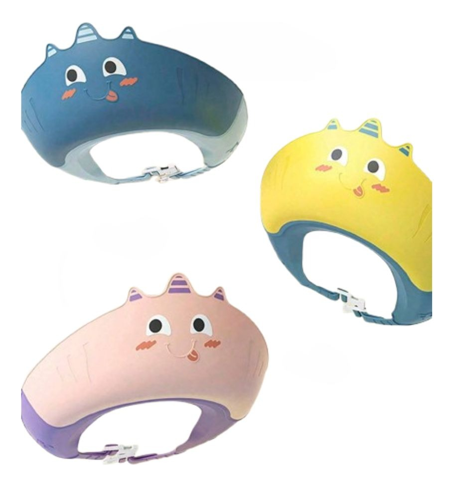 SET 3 VISERA BAÑO INFANTIL DISEÑO MONSTRUITO DUCHA BEBE LAU - 5