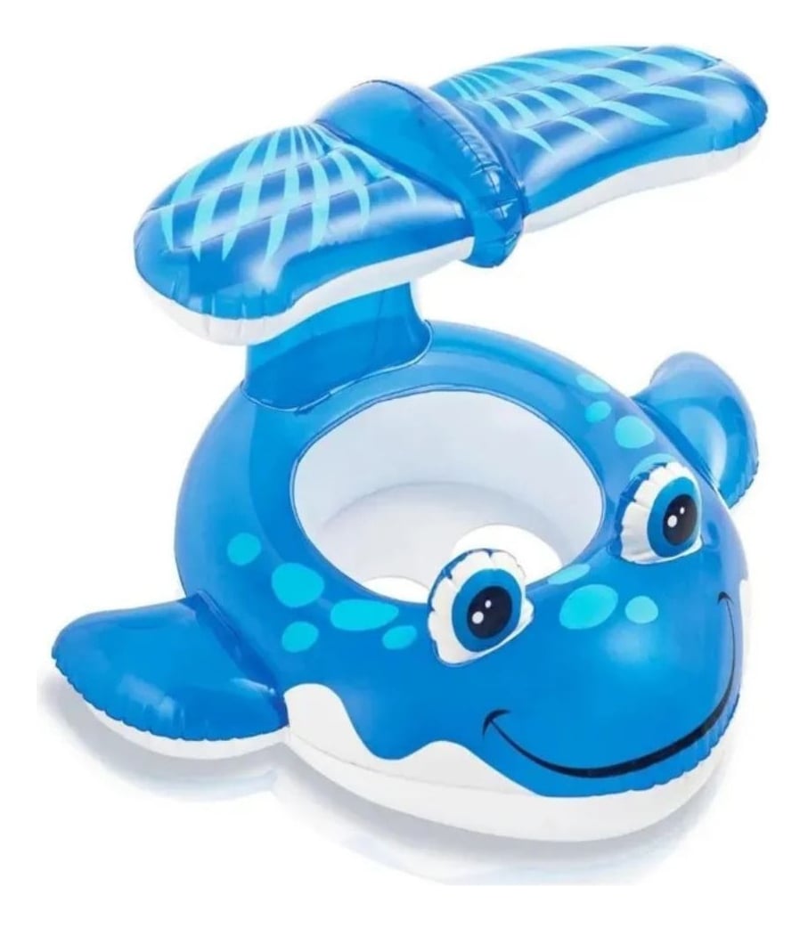 FLOTADOR INFLABLE INFANTIL BALLENA PISCINA VERANO NIÑOS LAU - 1