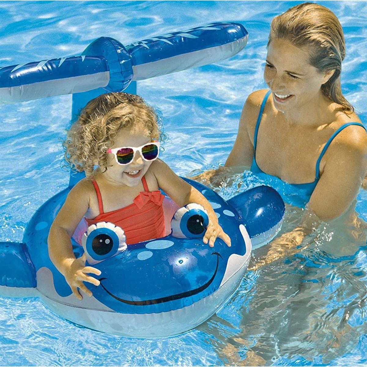 FLOTADOR INFLABLE INFANTIL BALLENA PISCINA VERANO NIÑOS LAU - 3