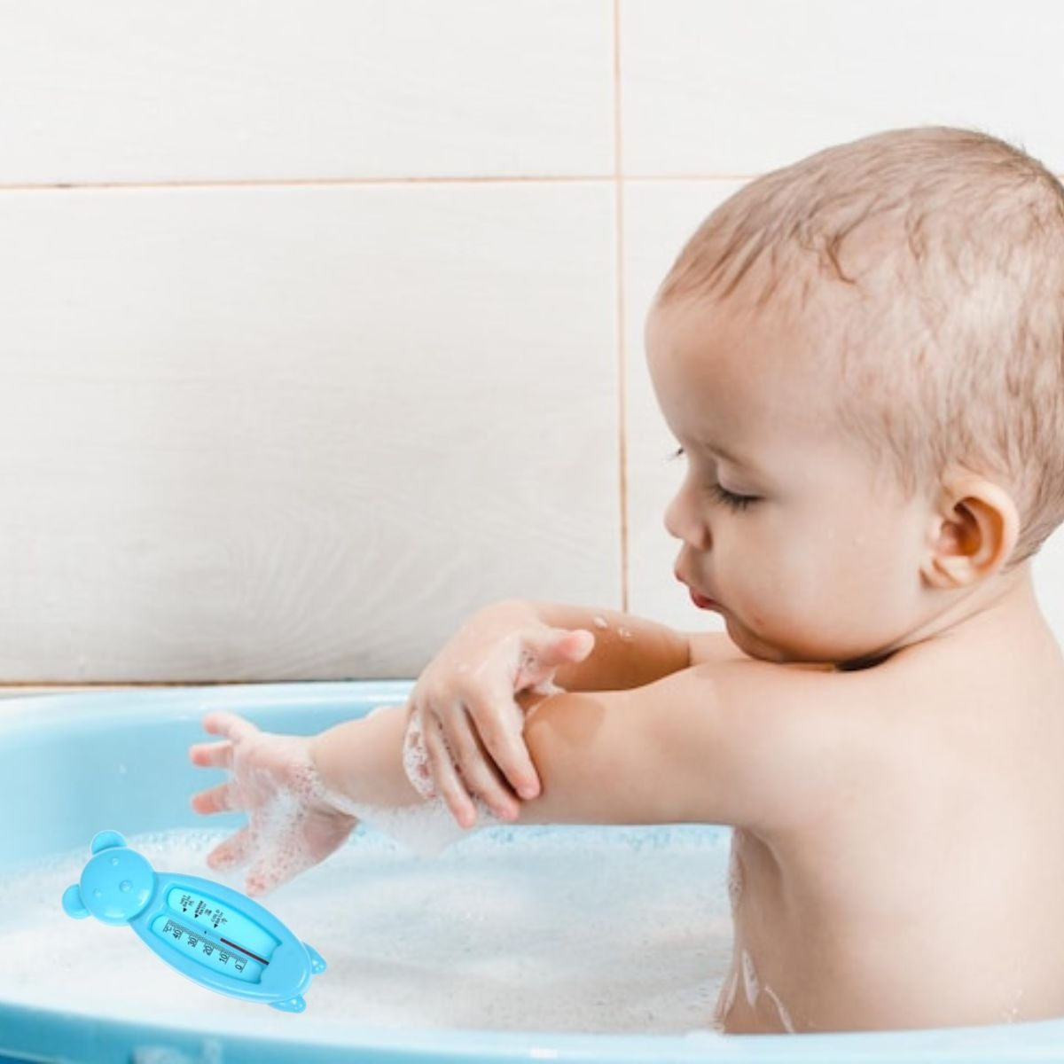 SET 6 TERMOMETRO DE BAÑO AGUA FORMA OSO TEMPERATURA BEBE LAU - 9
