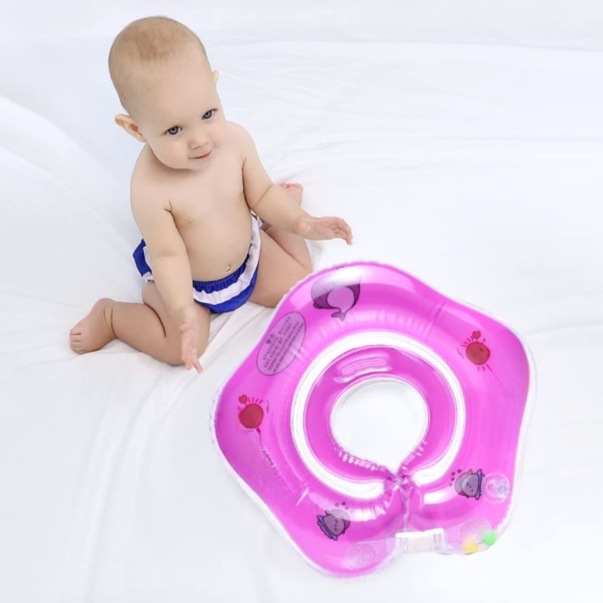 SET 2 FLOTADOR INFLABLE NATACION PARA CUELLO BEBE NIÑOS LAU - 9