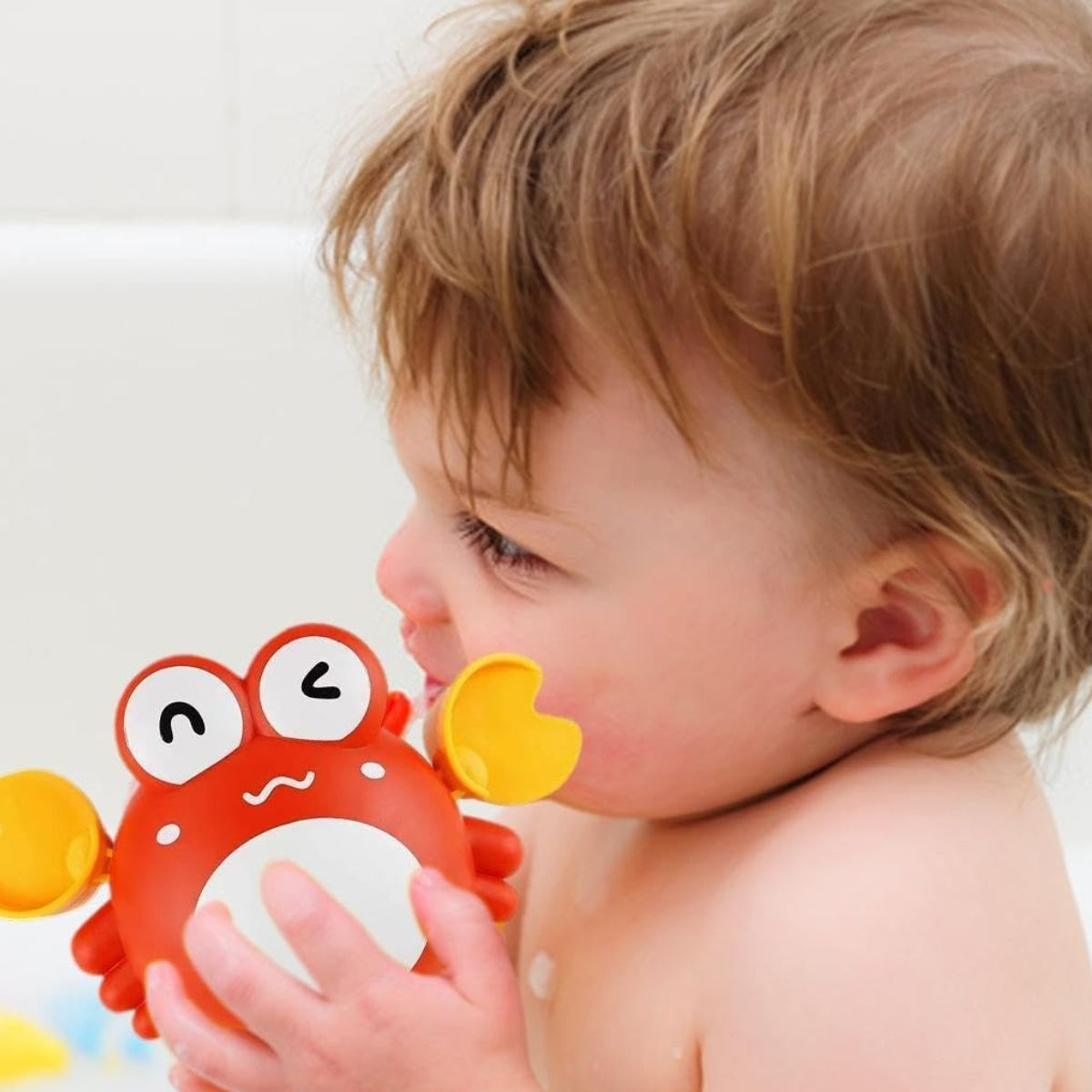 SET 6 JUGUETES DE BAÑO MOVILES CUERDA ANIMALITOS BEBE LAU - 5