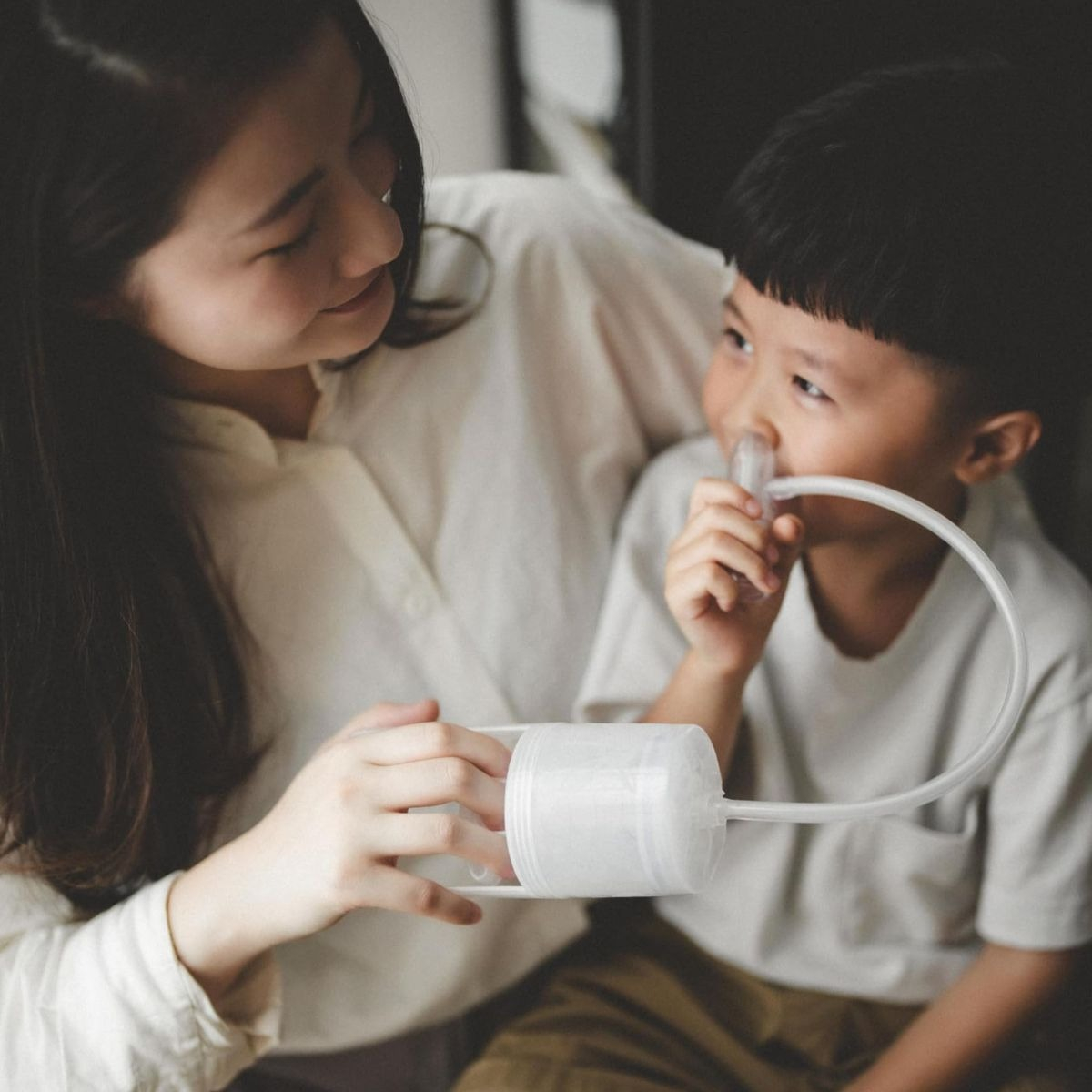ASPIRADOR NASAL MANUAL SUAVE HIGIEBE BEBE LAU - 2