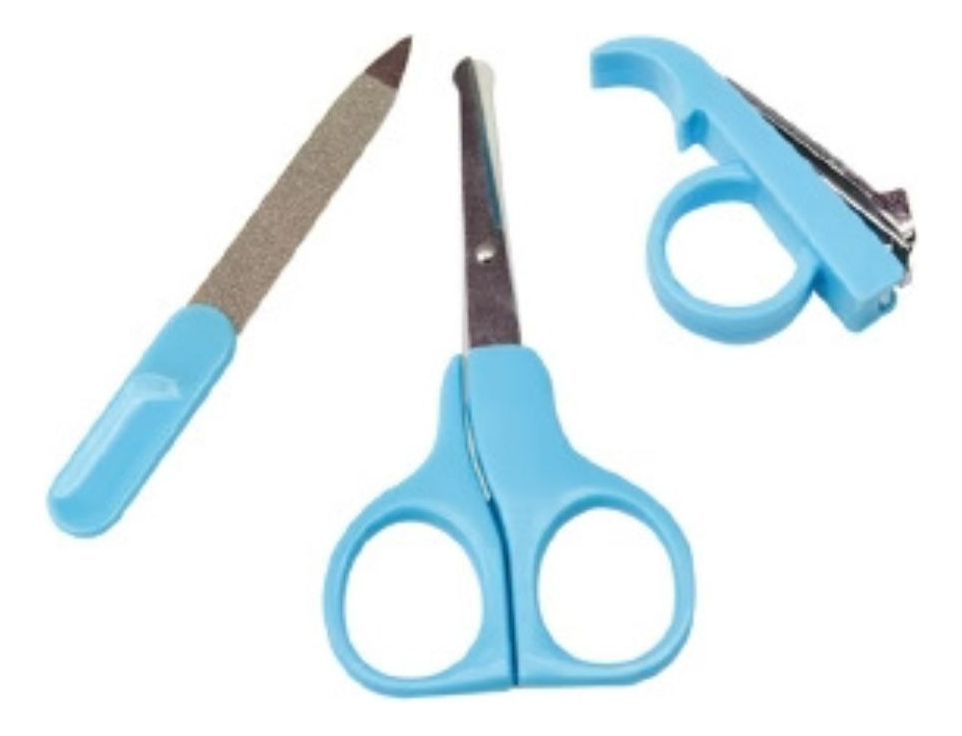 6 KITS DE CUIDADO DE UÑAS PARA BEBE 3 PIEZAS ERGONOMICO LAU - 1