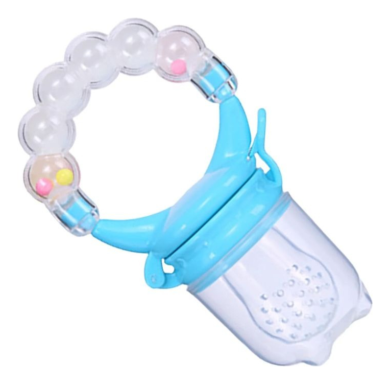 SET 5 CHUPETE ALIMENTADOR FRUTAS SENSORIAL SILICONA BEBE LAU - 1