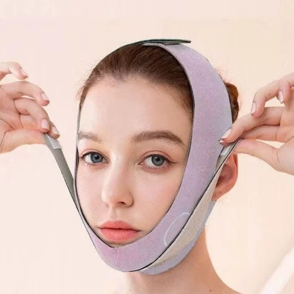 SET 2 CINTURON FACIAL ADELGAZANTE REAFIRMANTE MASCARILLA LAU - 4