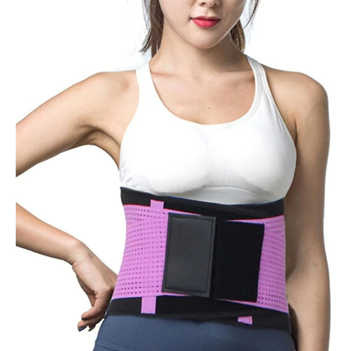 SET 2 FAJAS MOLDEADORA REDUCTOR CINTURA HOMBRES MUJERES LAU - 10