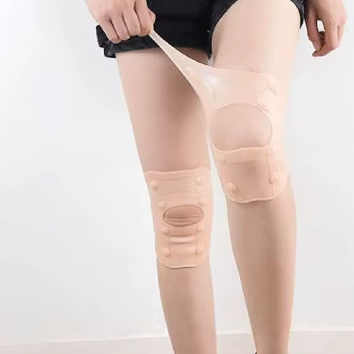 SET 3 RODILLERAS DE COMPRESION ANTIDESLIZANTE EJERCICIO LAU - 4
