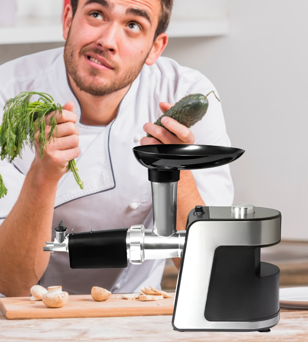 MOLEDORA PICADORA CARNE MULTIFUNCIONAL PRÁCTICA COCINA JHN - 8