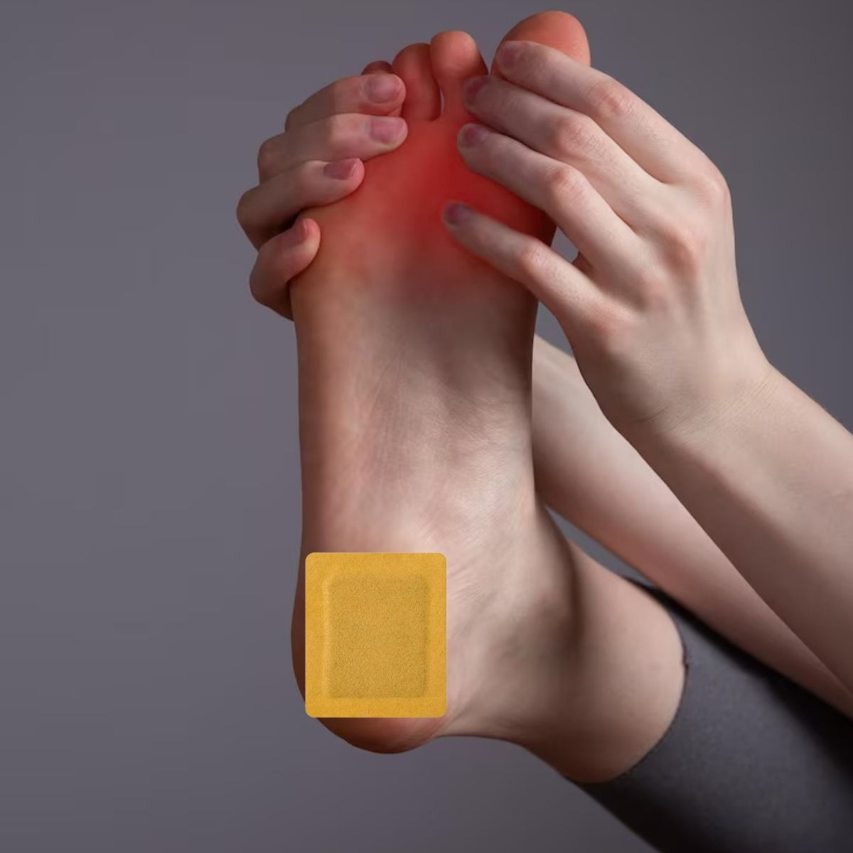 SET 4 PARCHES ALIVIO DOLOR DESINFLAMACION PIE TALONES LAU - 2