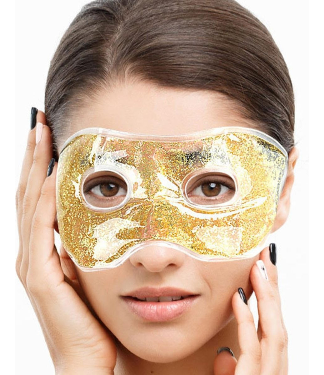 SET 7 MASCARILLA DE OJOS ANTIFAZ GEL BRILLANTE LENTES LAU - 3