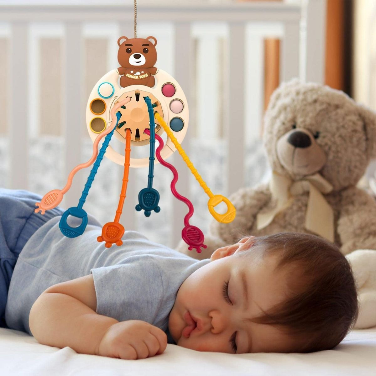 JUGUETE SENSORIAL MONTESSORI 4EN1 MULTIUSO PARA BEBE LAU - 4