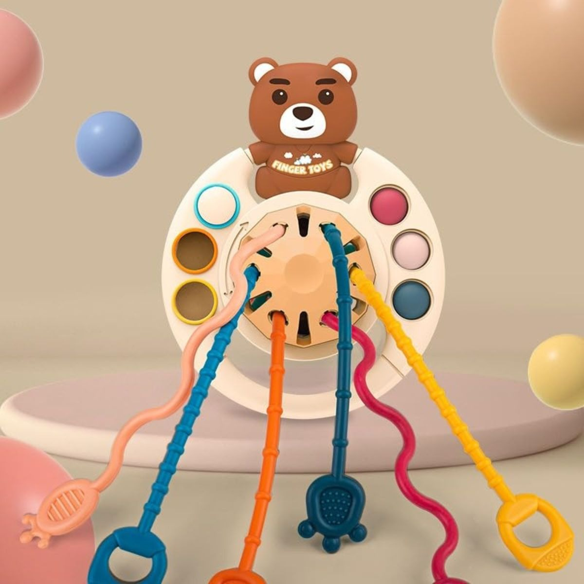 JUGUETE SENSORIAL MONTESSORI 4EN1 MULTIUSO PARA BEBE LAU - 10