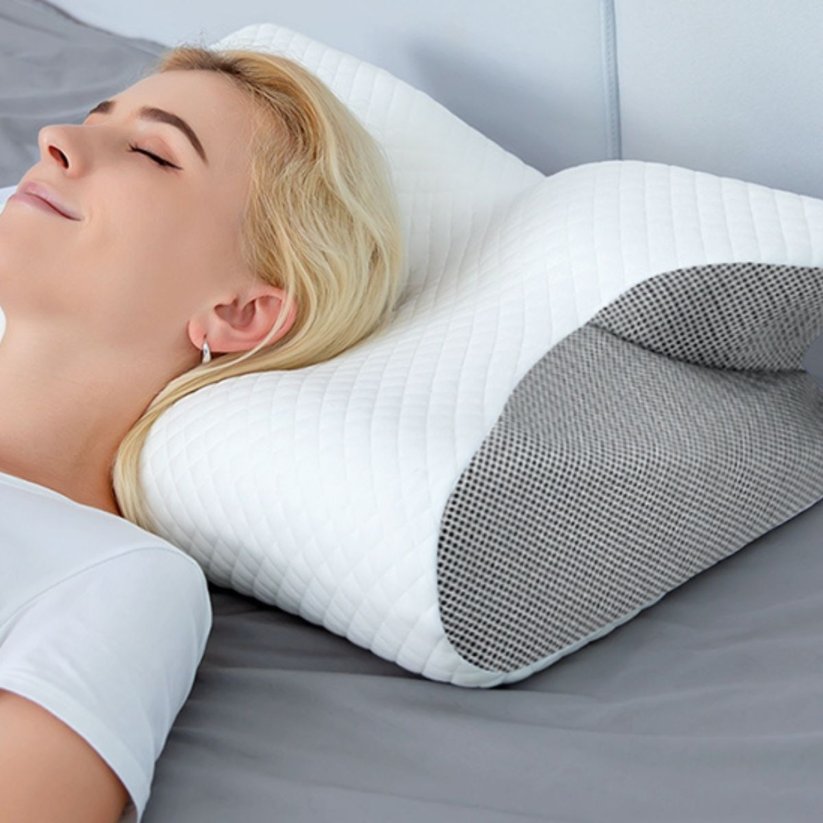 ALMOHADA ORTOPEDICA PARA CERVICAL ERGONOMICA LAU - 7