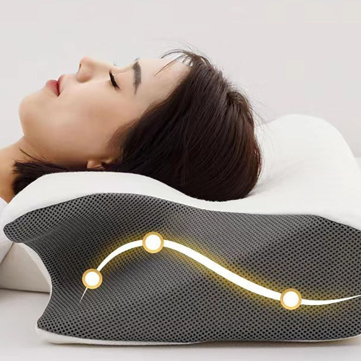 ALMOHADA ORTOPEDICA PARA CERVICAL ERGONOMICA LAU - 9