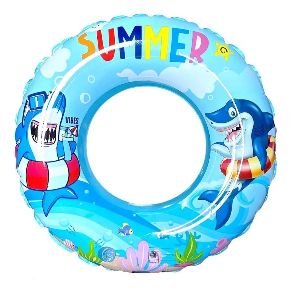SET 3 FLOTADOR BOYA INFLABLE 80 CM NIÑOS PLAYA PISCINA LAU - 1