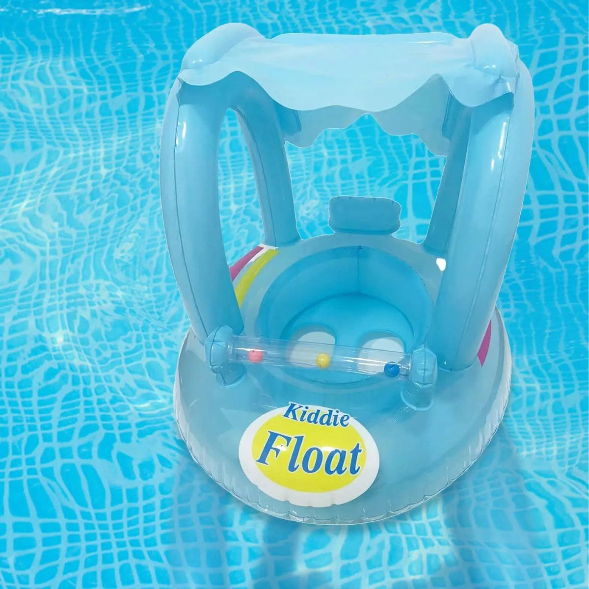 FLOTADOR INFLABLE PARA BEBE CAMPANA Y TOLDO PISCINA LAU - 3