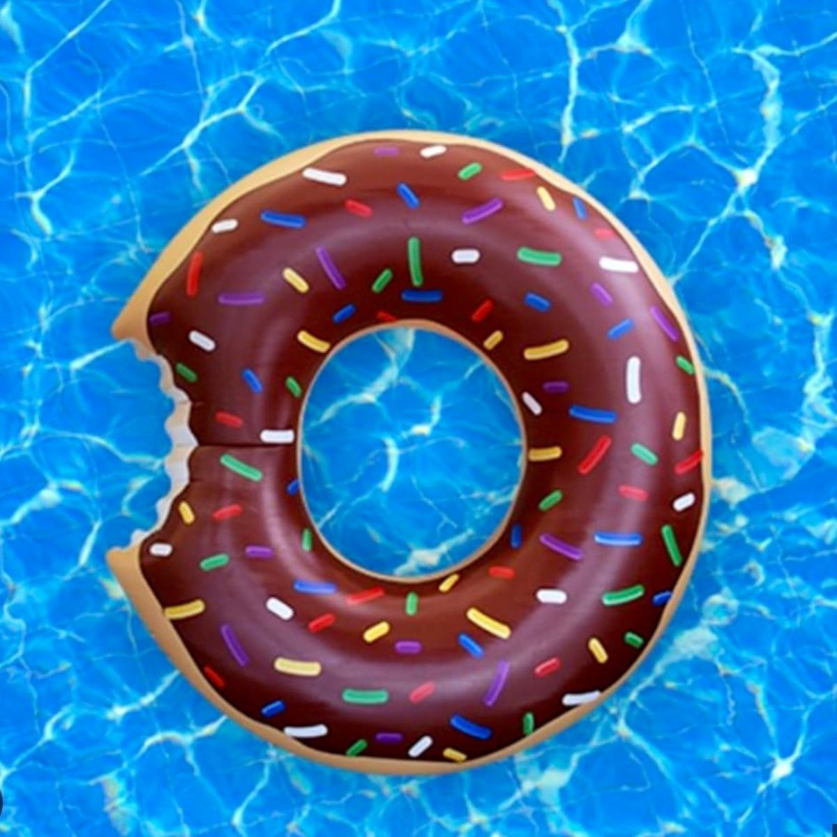 SET 3 FLOTADOR INFLABLE FORMA DONUT PARA PISCINA VERANO LAU - 6