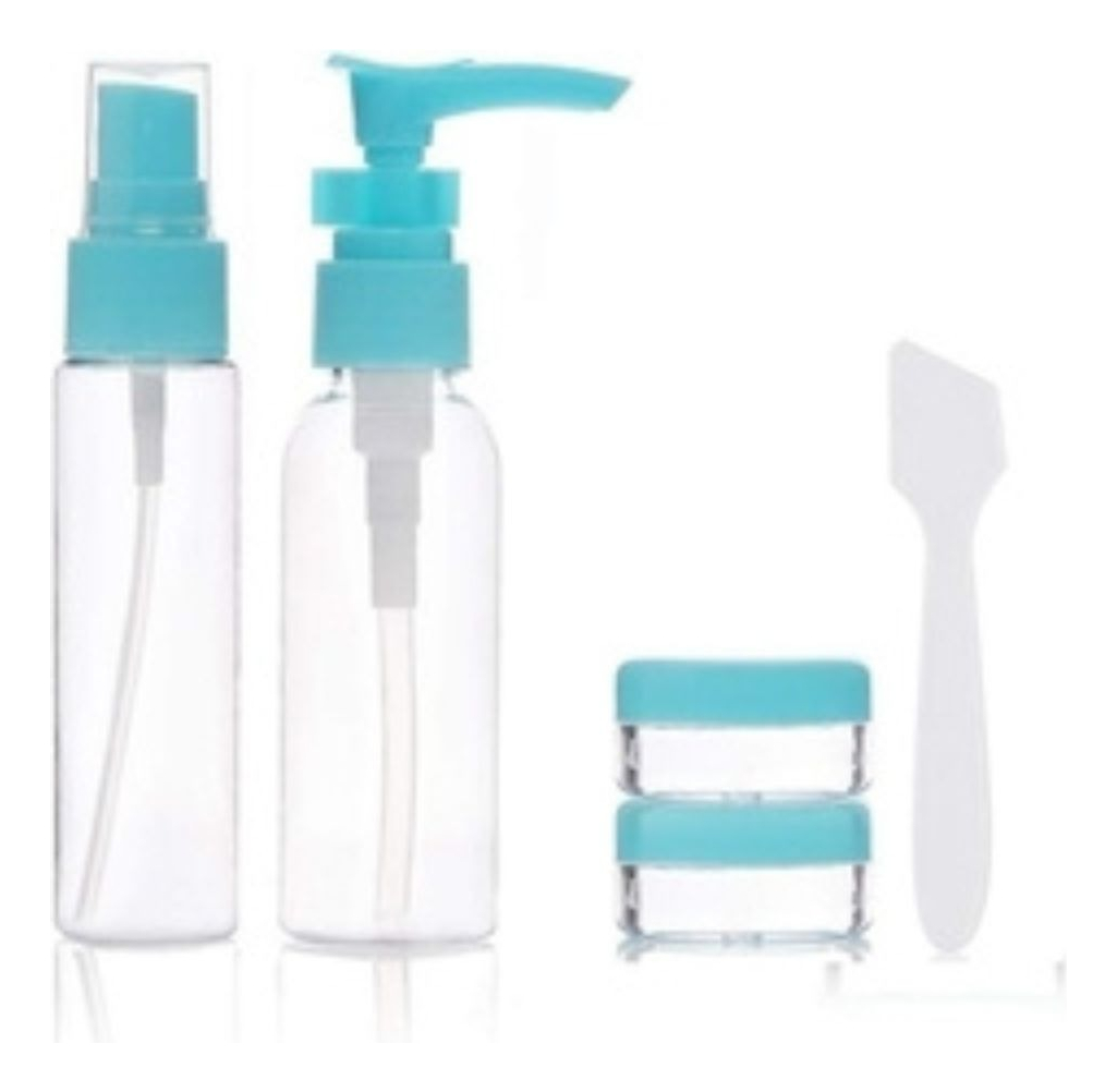 SET 4 PACK DE BOTELLAS VACIAS DE VIAJE ATOMIZADOR ENVASE LAU - 5