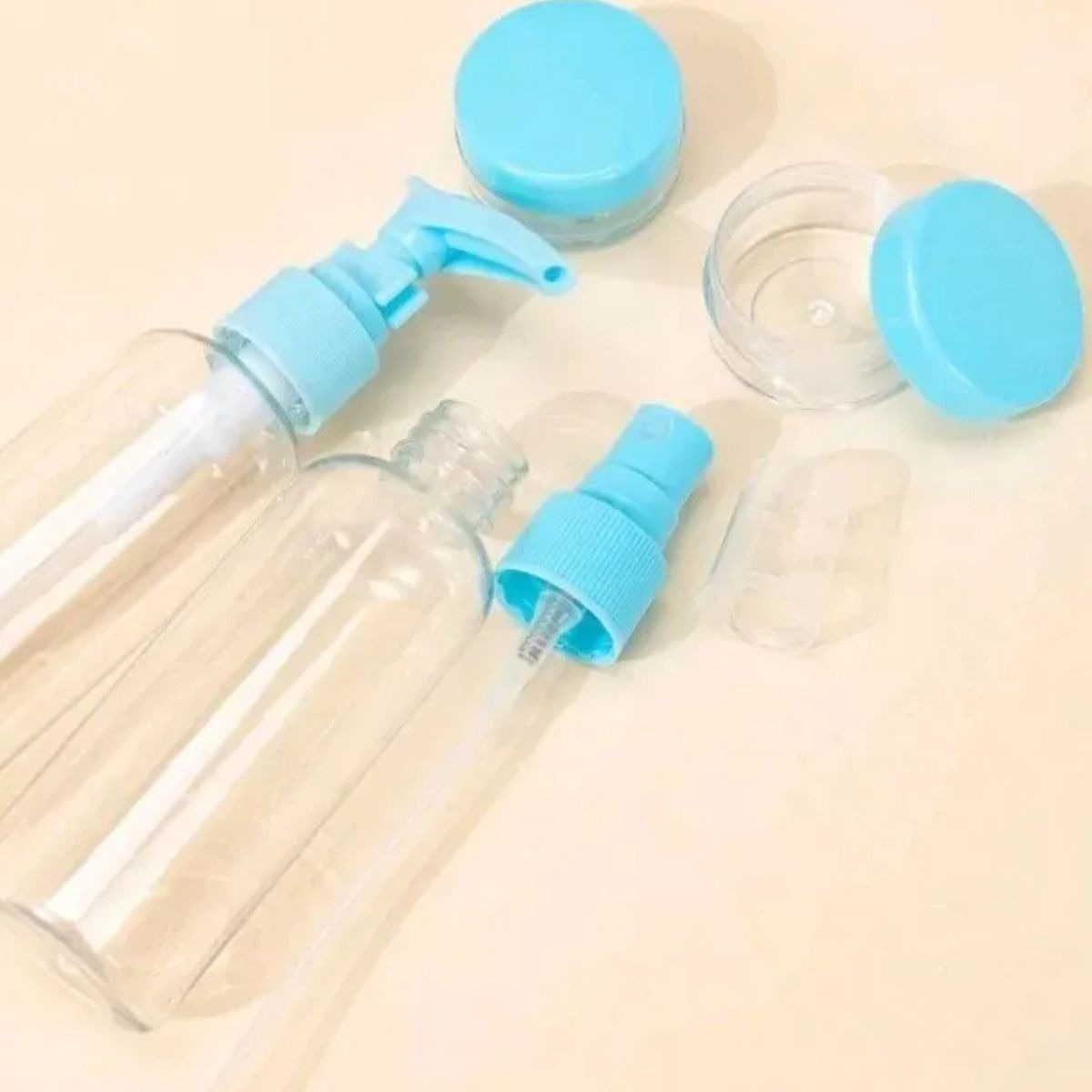 SET 4 PACK DE BOTELLAS VACIAS DE VIAJE ATOMIZADOR ENVASE LAU - 7