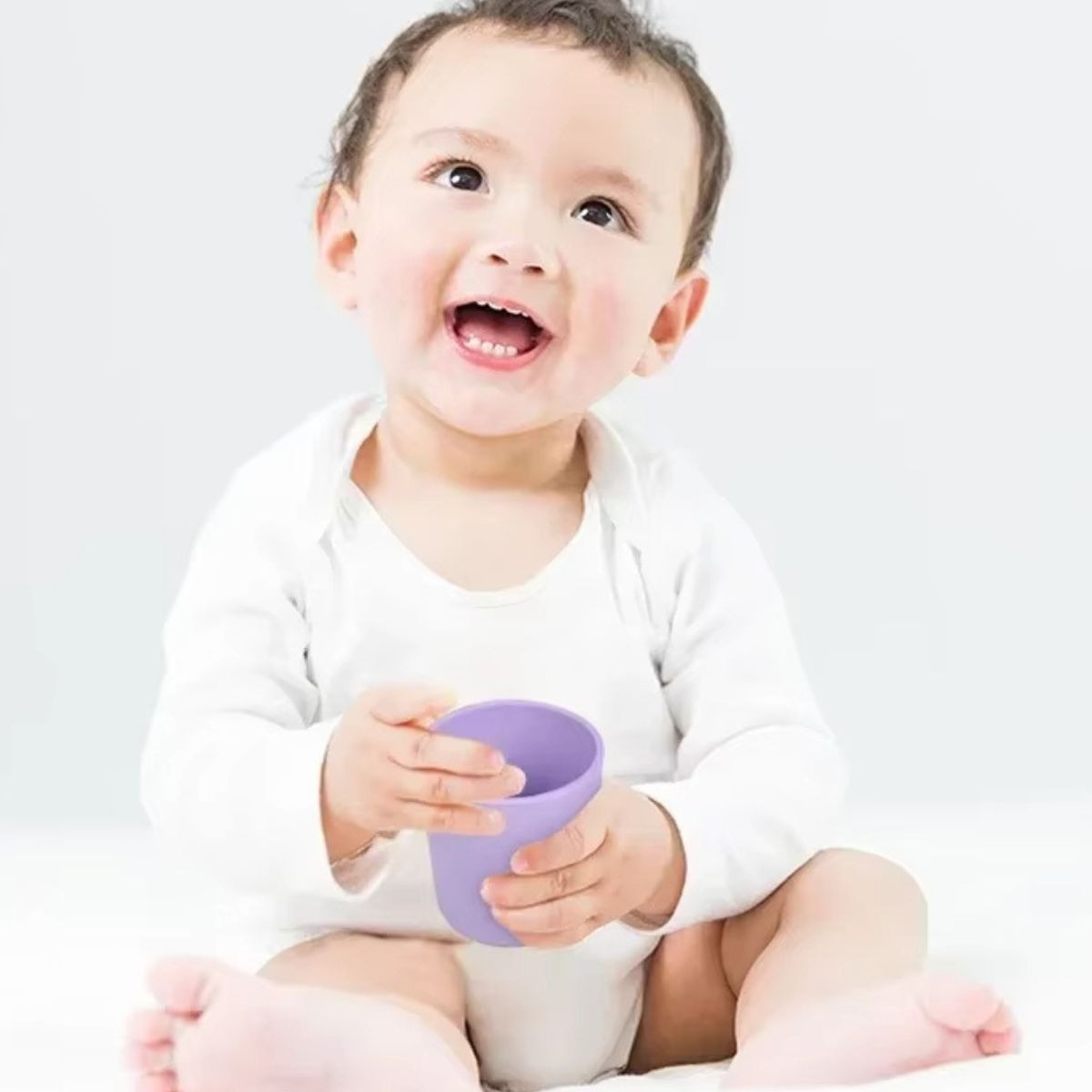 SET 4 VASOS DE SILICONA FLEXIBLE SUAVE COLORES NIÑOS LAU - 3