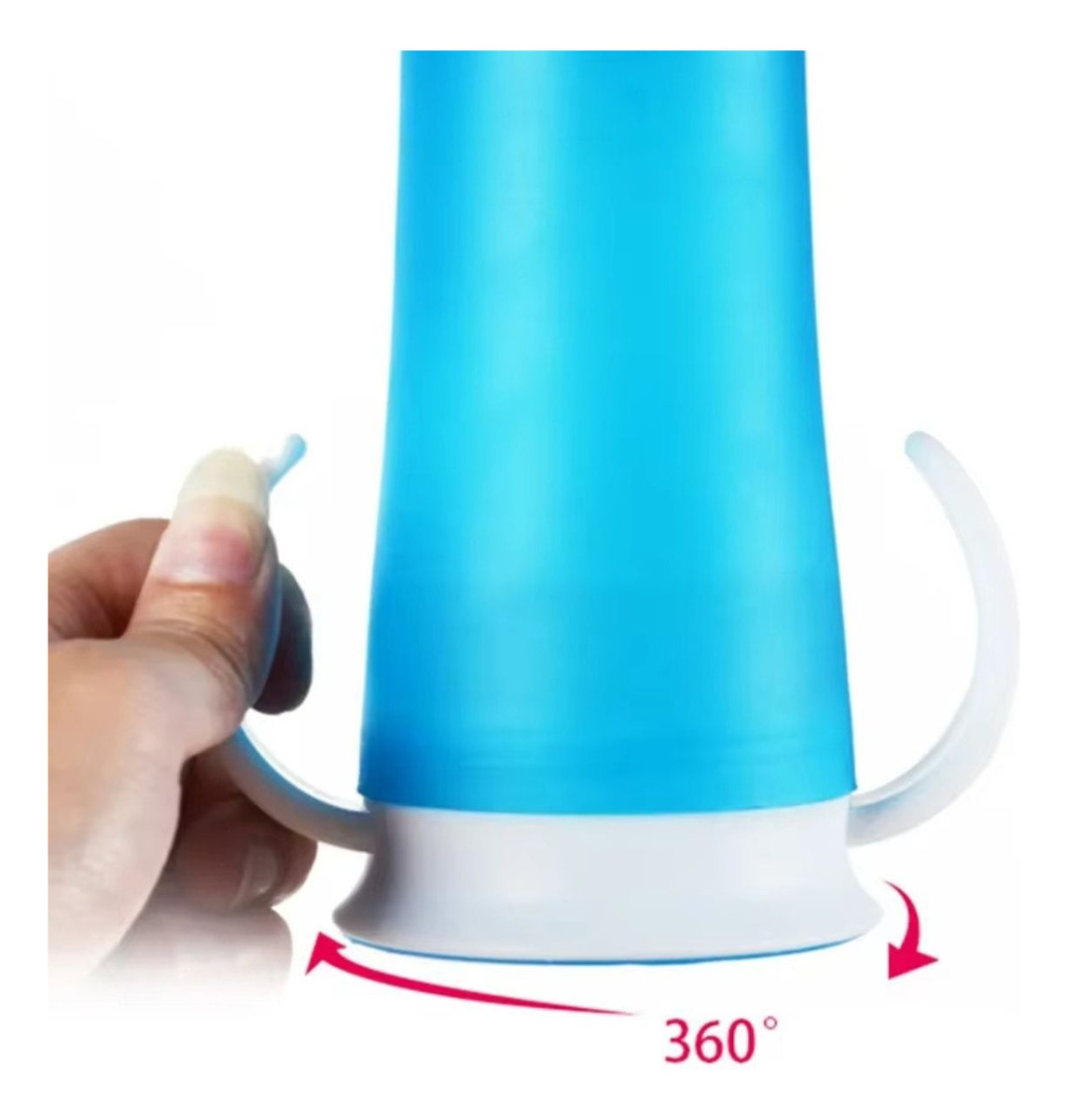 SET 2 VASOS 360 ANTIDERRAME PARA BEBE APRENDIZAJE LAU - 8