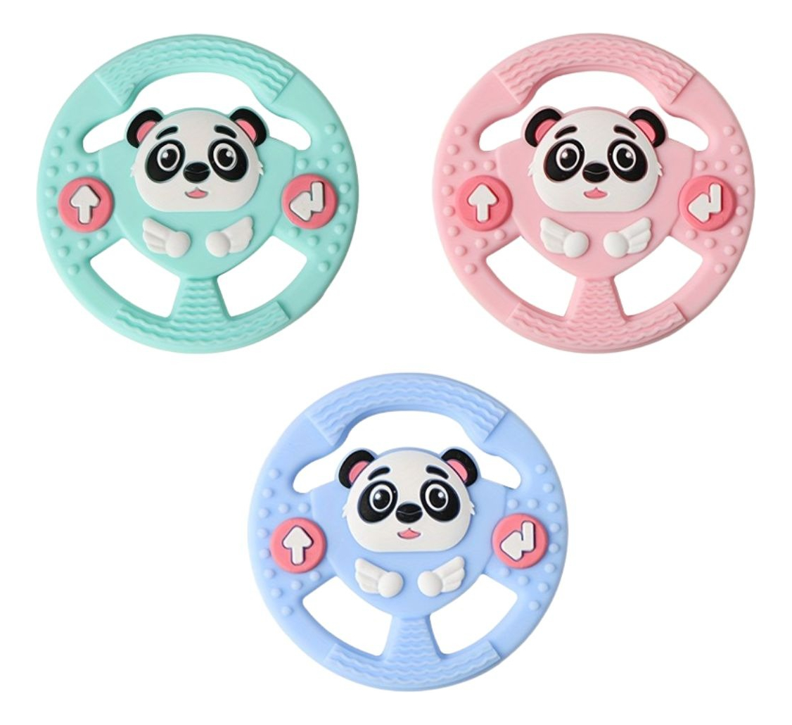 SET 5 MORDEDORES RASCA ENCIAS FORMA ANILLO DISEÑO PANDA LAU - 5